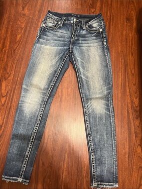 Miss me, jeans Slim Fit Distressed Blue Jeans